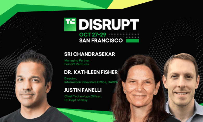 TechCrunch Disrupt 2025 Sri Chandrasekar, Justin Fanelli, Kathleen Fisher