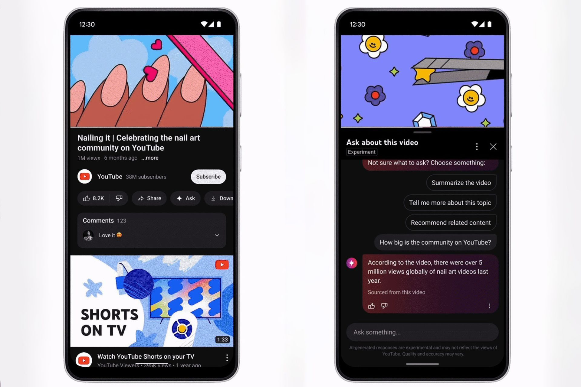 پرسیدن سوالات یوتیوب هوش مصنوعی