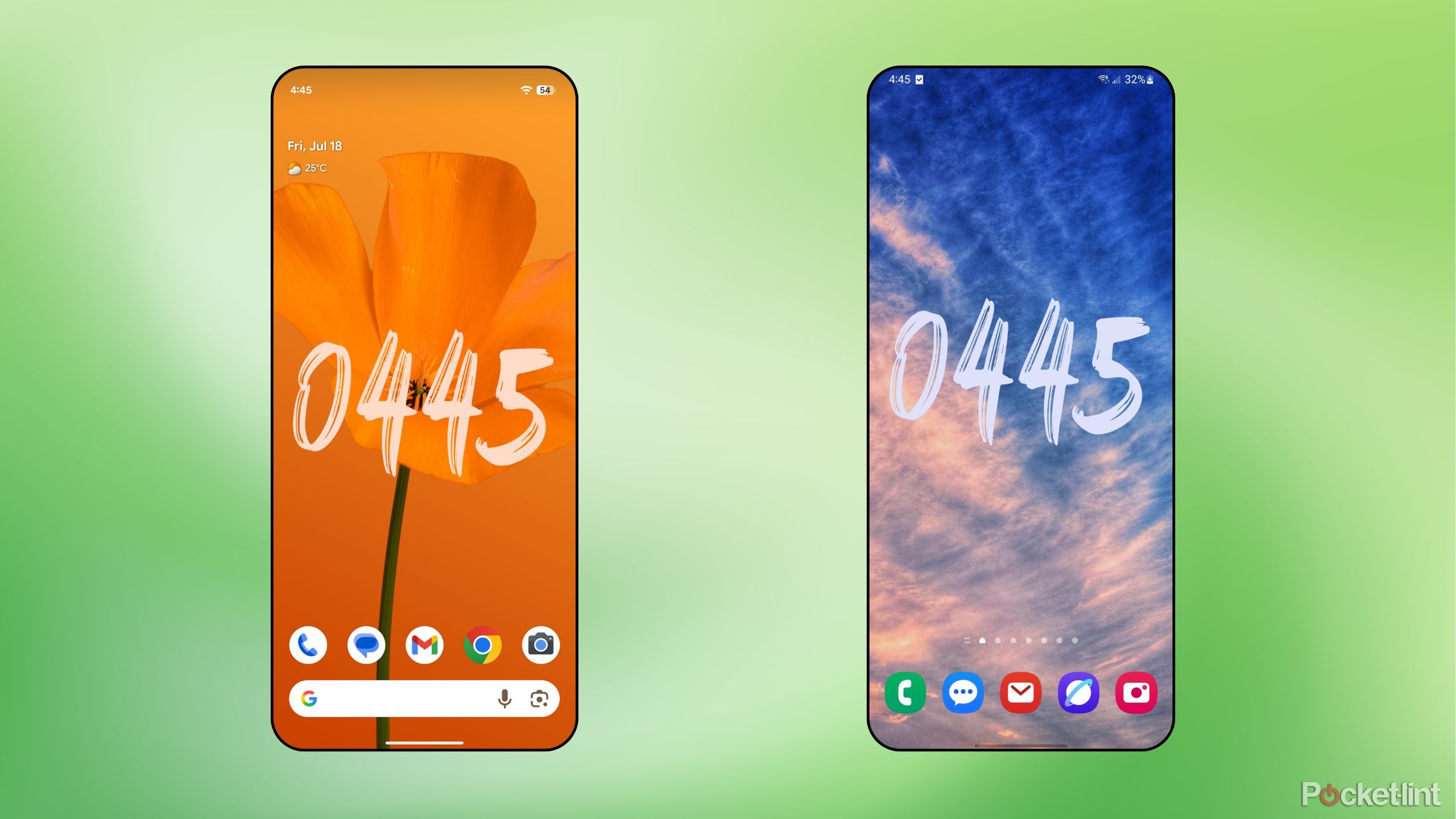 Android با یک نگاه و جستجوی Google