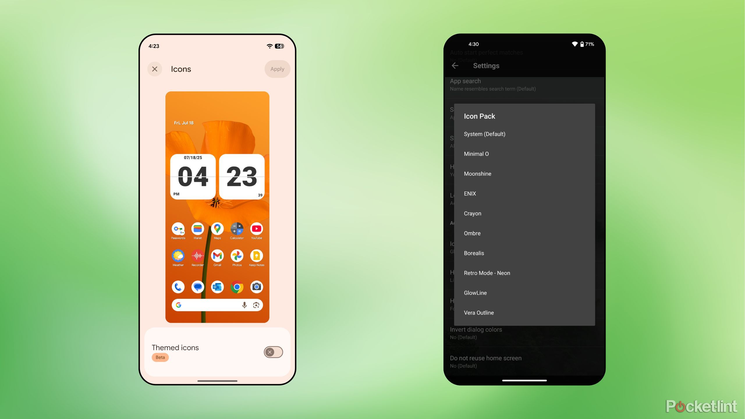 بسته های نماد شخص ثالث اندروید