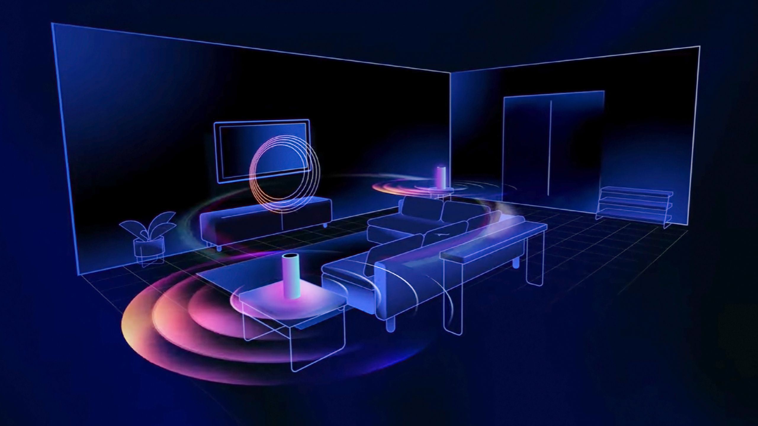 نمودار نشان دهنده Dolby Atmos FlexConnect.