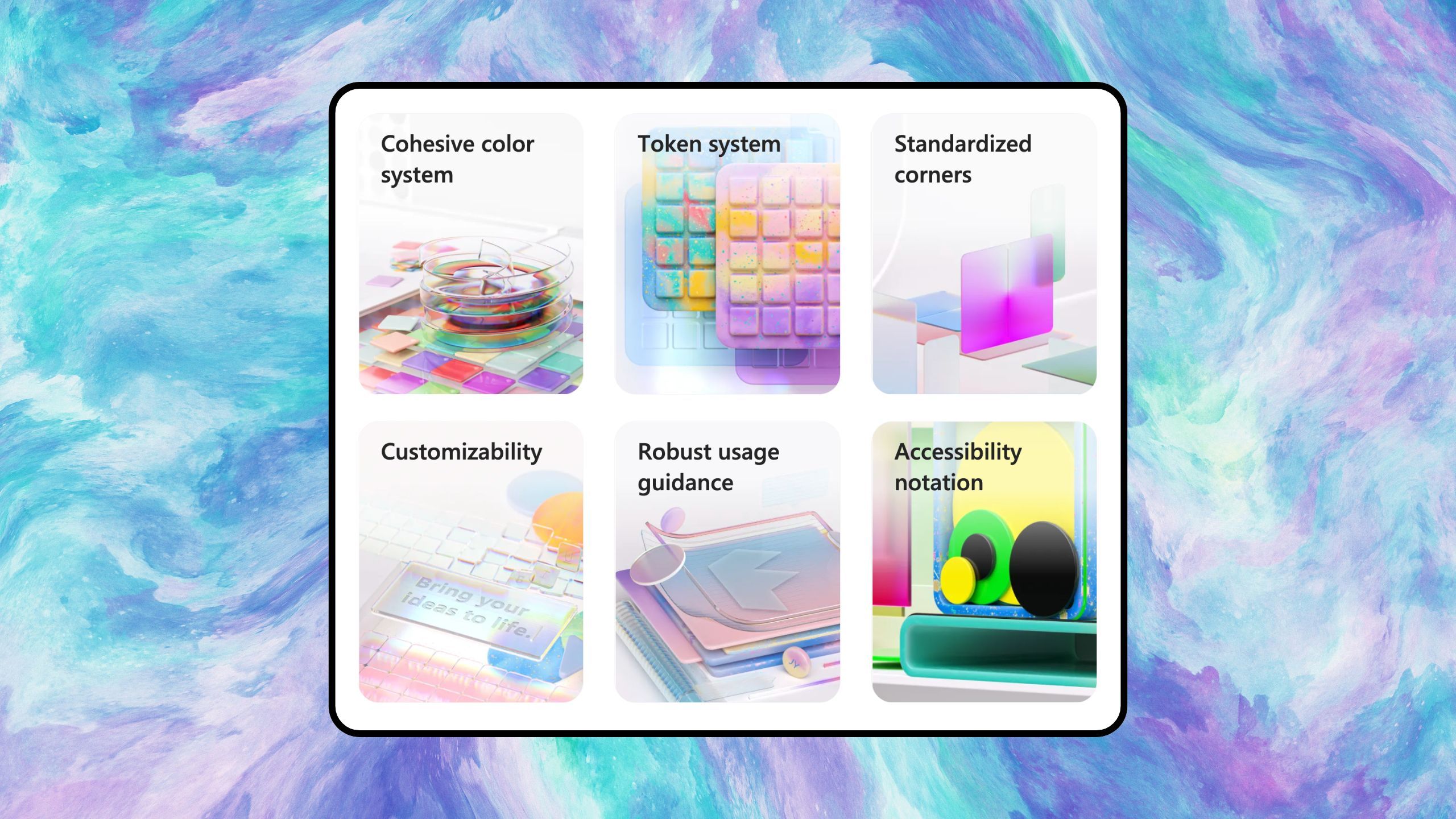 اینفوگرافیک سیستم طراحی Microsoft Fluent 2