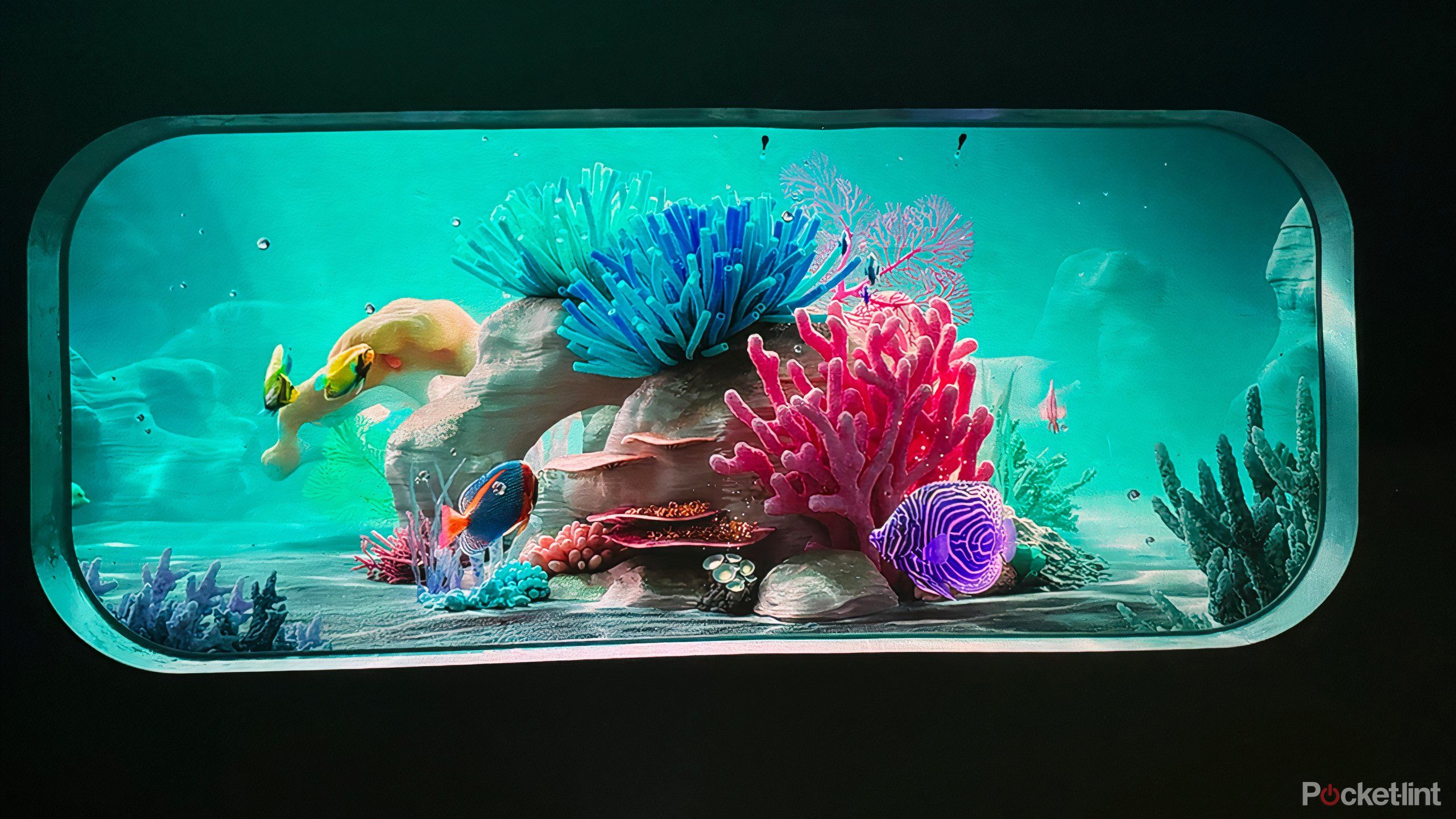 نمایشگر Fishtank Ambient در پروژکتور Samsung Premiere 5.