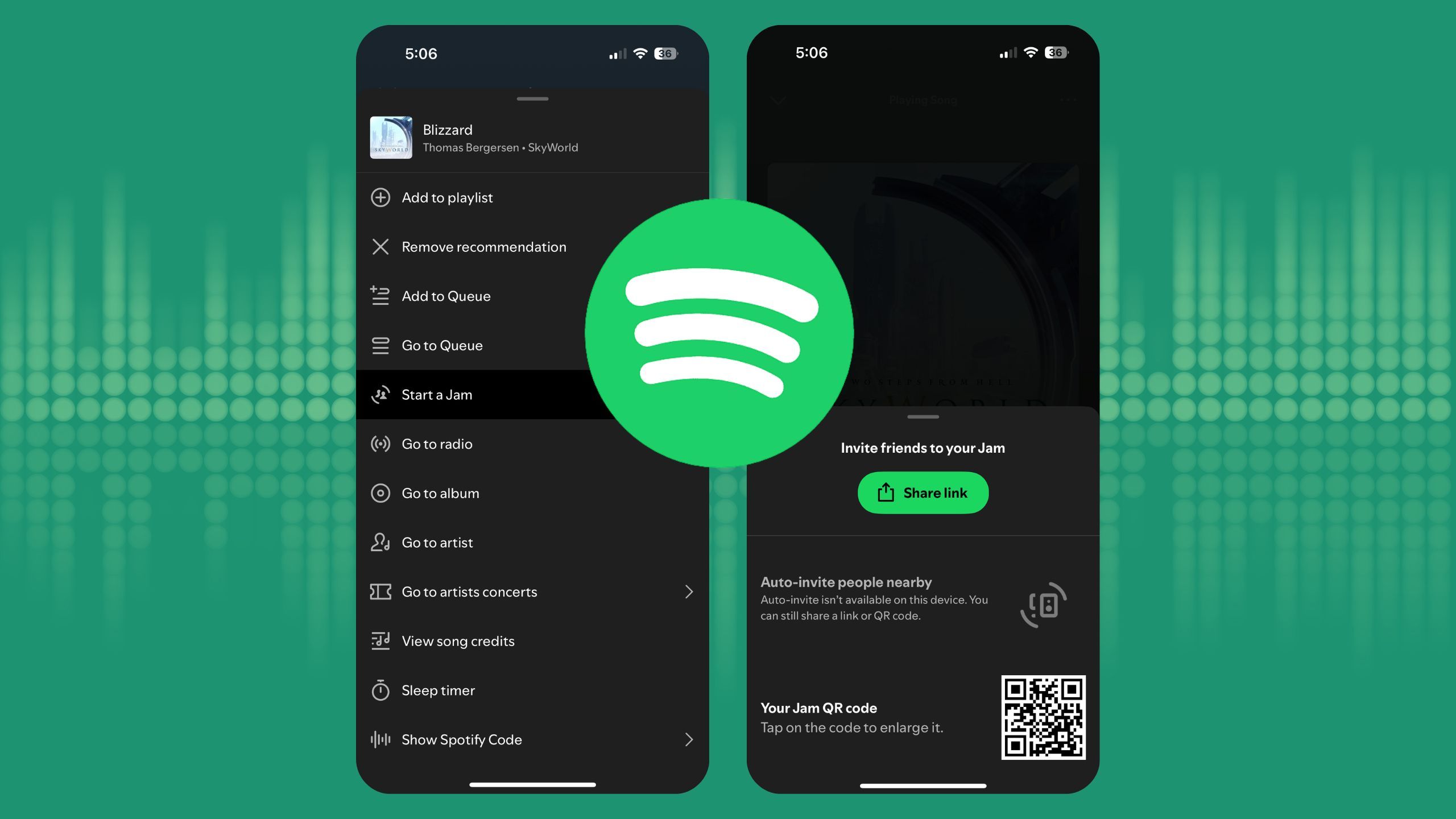 راه اندازی یک مربای Spotify. 