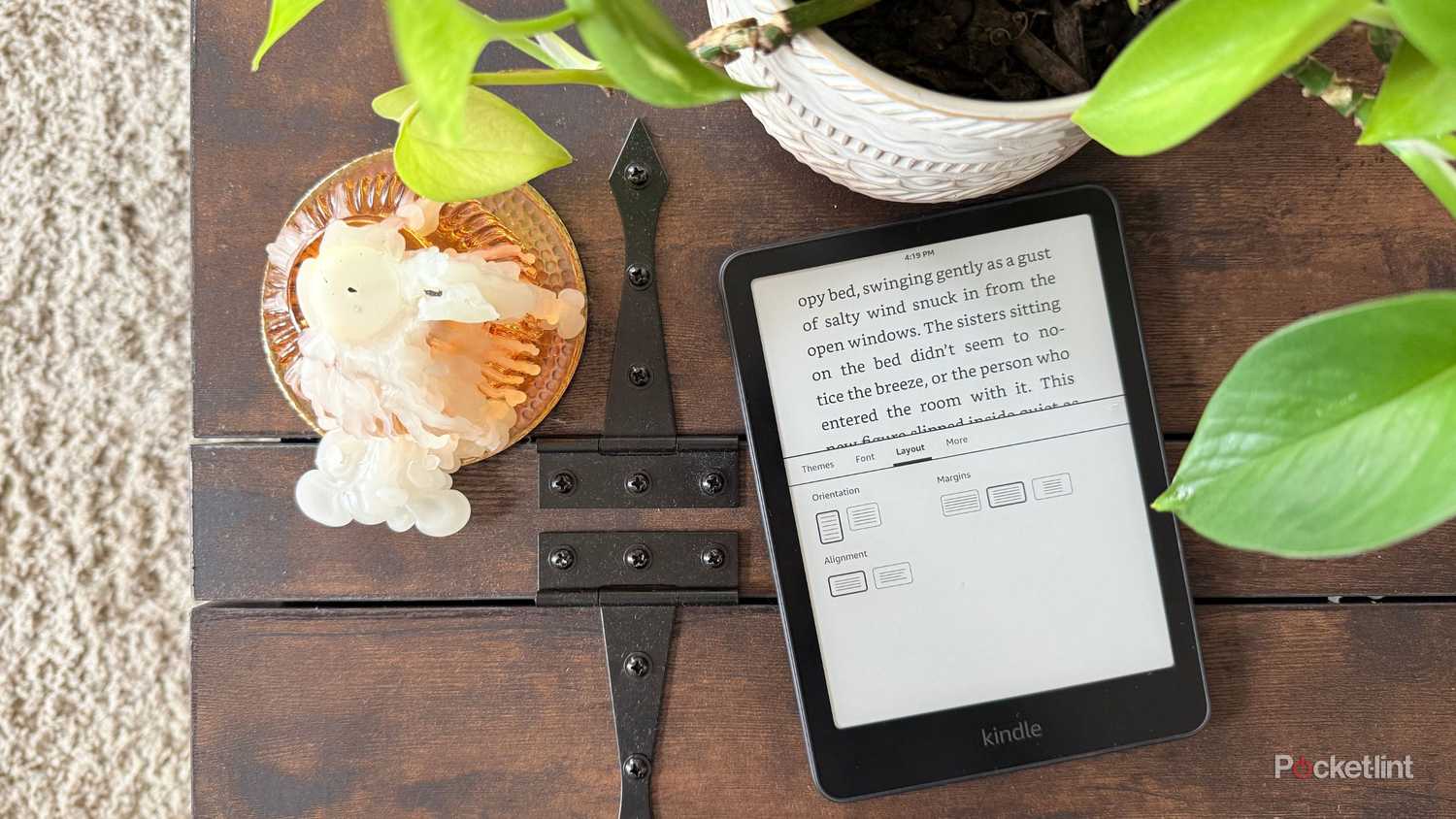 بازی با حاشیه در Kindle. 