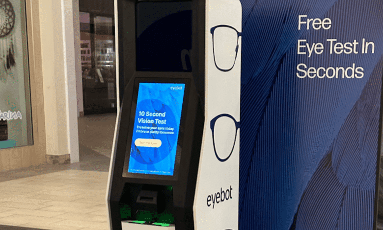 Eyebot AI-powered kiosks that provide 90-second vision exams without an on-site optometrist