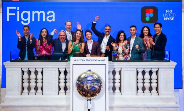 Figma IPO NYSE opening bell