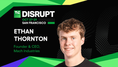 TechCrunch Disrupt 2025 Ethan Thornton