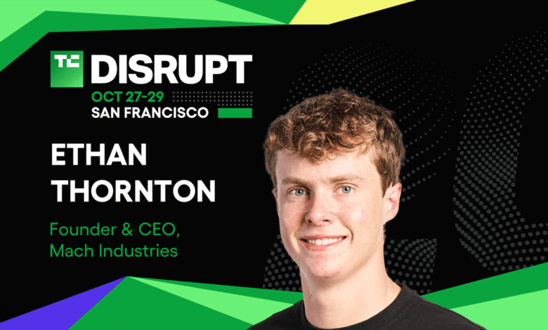 TechCrunch Disrupt 2025 Ethan Thornton