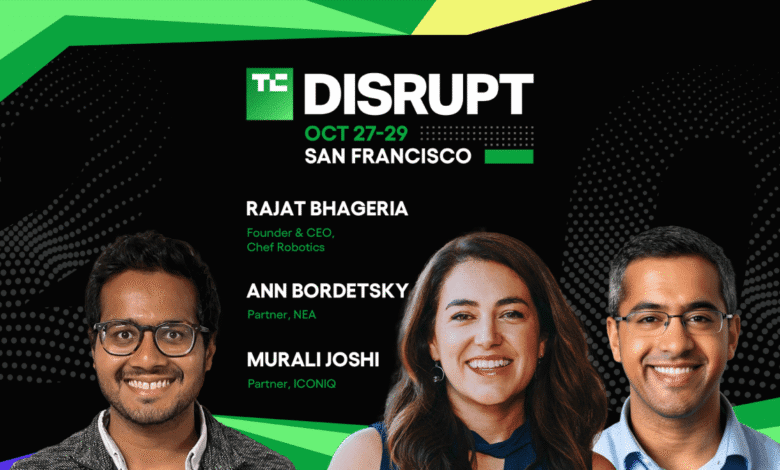 TechCrunch Disrupt 2025 Rajat Bhageria, Ann Bordetsky, Murali Joshi