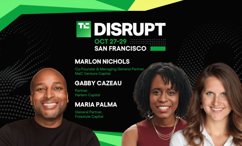 TechCrunch Disrupt 2025 Marlon Nichols, Gabby Cazeau, Maria Palma