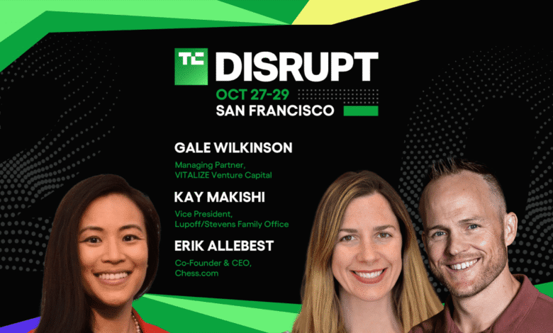 TechCrunch Disrupt 2025 Gale Wilkinson, Erik Allebest, Kay Makishi