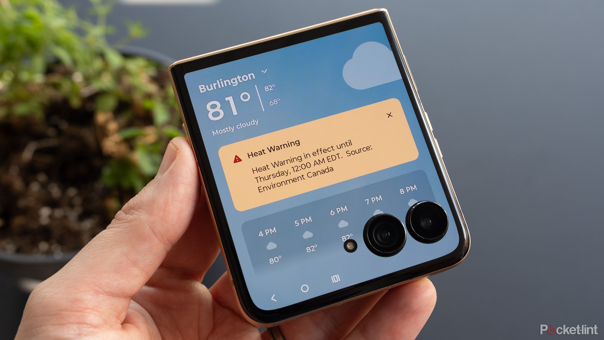 برنامه Moto Razr Ultra Weather