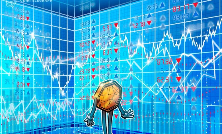 سهام Crypto دوشنبه با هم مخلوط شده است زیرا Crypto قیمت سنگ را خریداری می کند