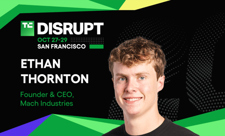 TechCrunch Disrupt 2025 Ethan Thornton