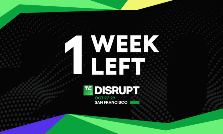 TechCrunch Disrupt 2025 1 week