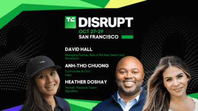 TechCrunch Disrupt 2025 Anh-Tho Chuon, David Hall, and Heather Doshay