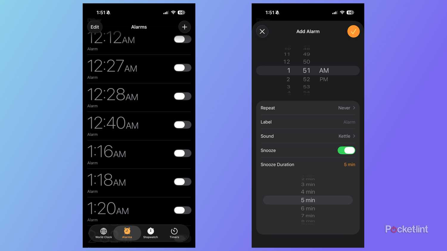 تغییر زنگ هشدار در iOS 26