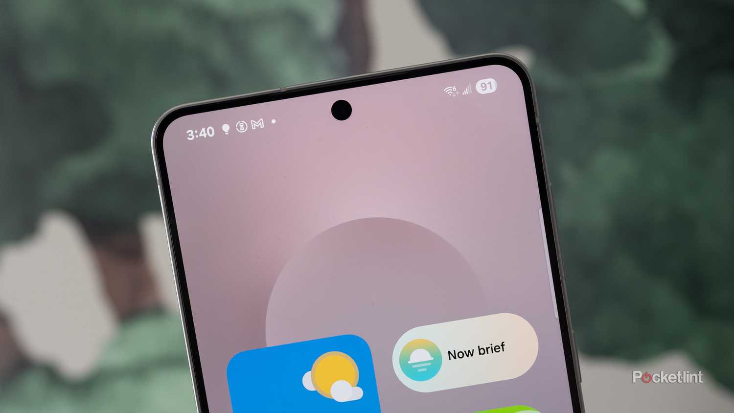 نشانگر باتری Galaxy S25 Edge.
