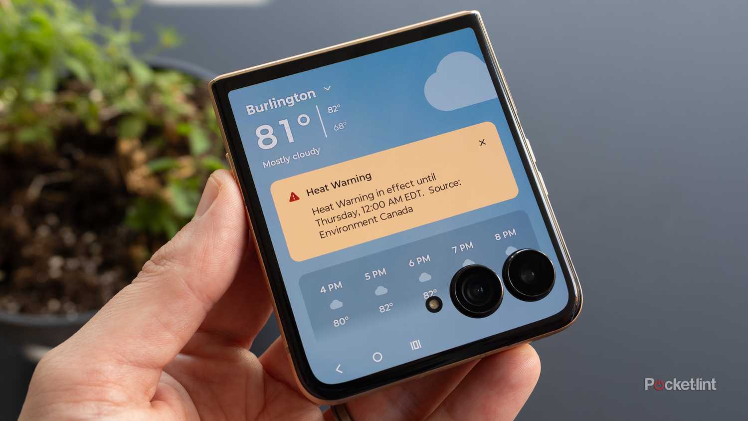 برنامه Moto Razr Ultra Weather