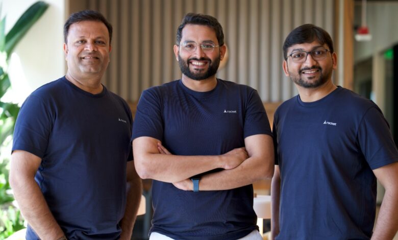 Rocket.new co-founders Deepak Dhanak, Vishal Virani, and Rahul Shingala