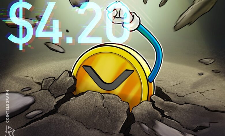 خرید نهنگ XRP می تواند در هفته های آینده قیمت خود را به 4.20 دلار ارسال کند