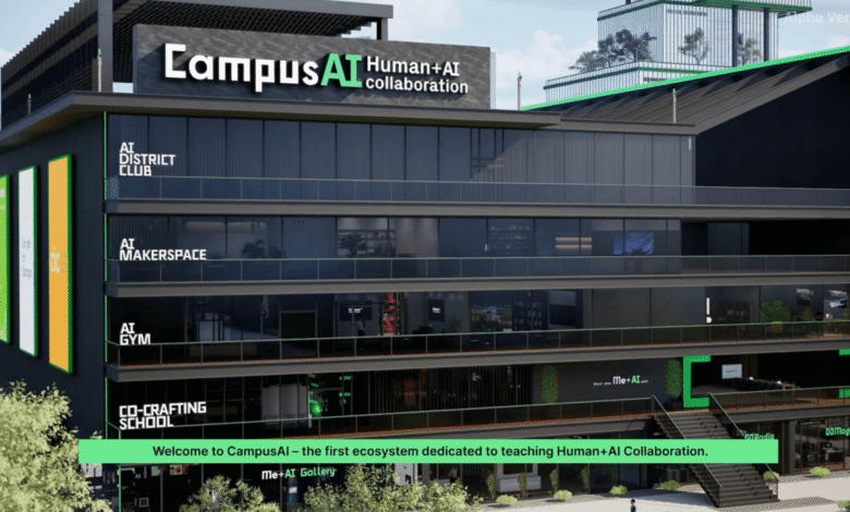 CampusAI building, exterior