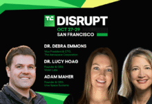 TechCrunch Disrupt 2025 Debra Emmons, Lucy Hoag, and Adam Maher