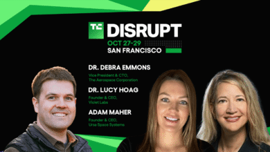 TechCrunch Disrupt 2025 Debra Emmons, Lucy Hoag, and Adam Maher