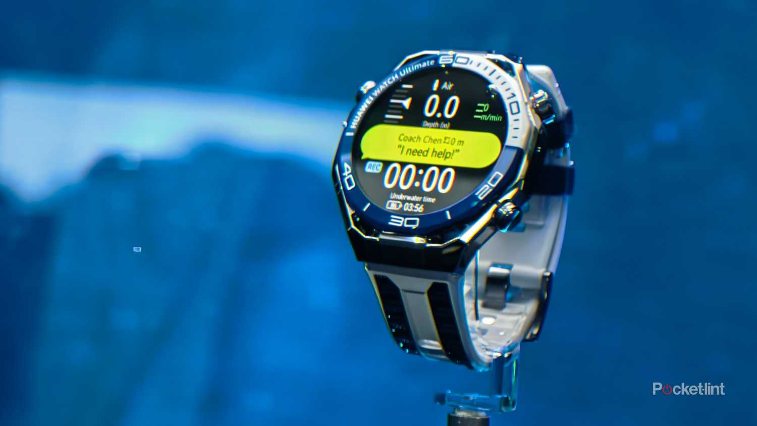 نسخه ی نمایشی Huawei Watch Ulitmate 2 در زیر پیام های آب
