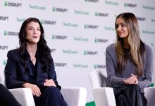 Phoebe Gates, Co-Founder, Phia, and Sophia Kianni, Co-Founder, Phia, speaks onstage during day two of TechCrunch Disrupt 2025