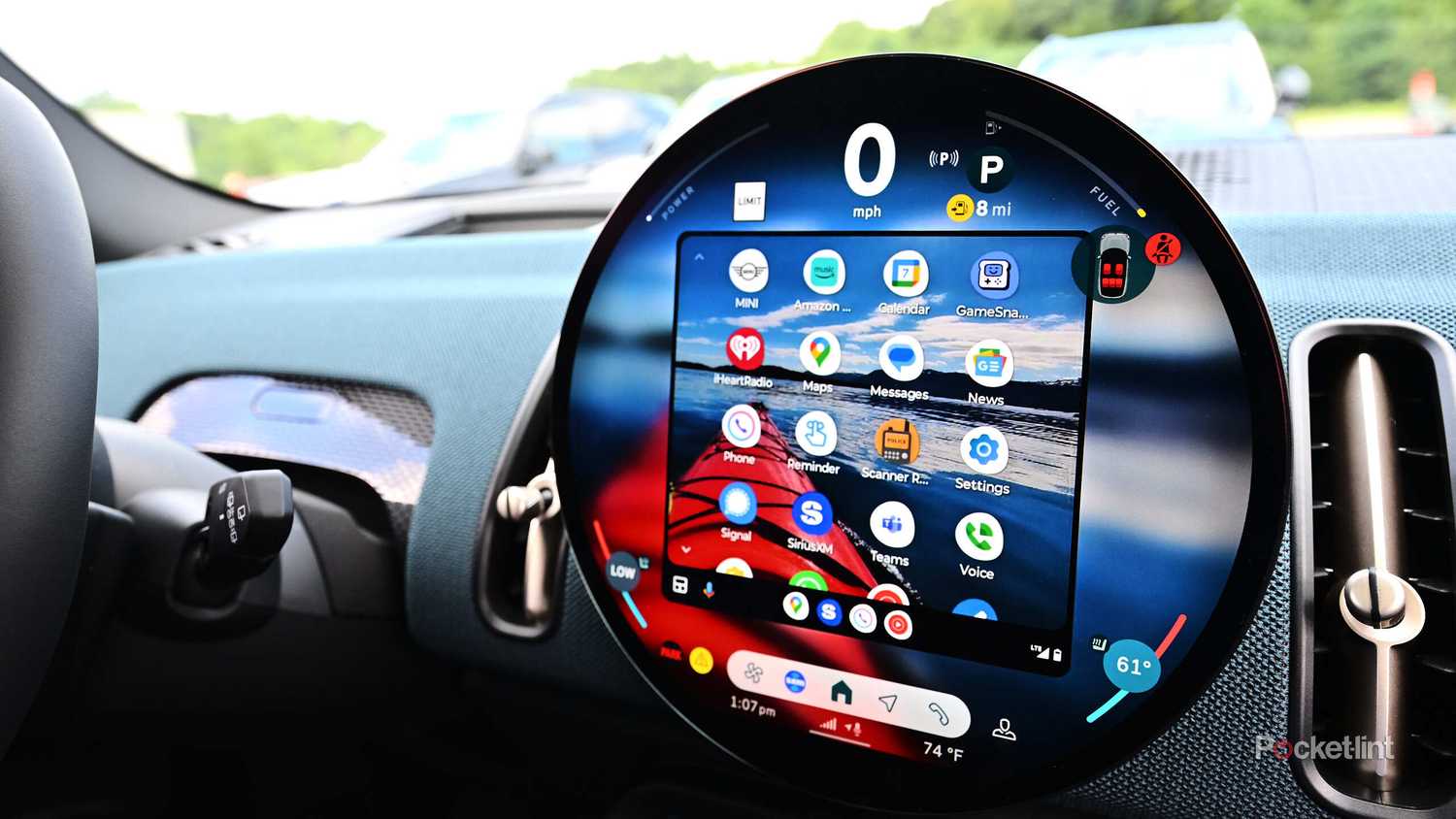 اندروید اتو در مینی کوپر 2025 اجرا می شود