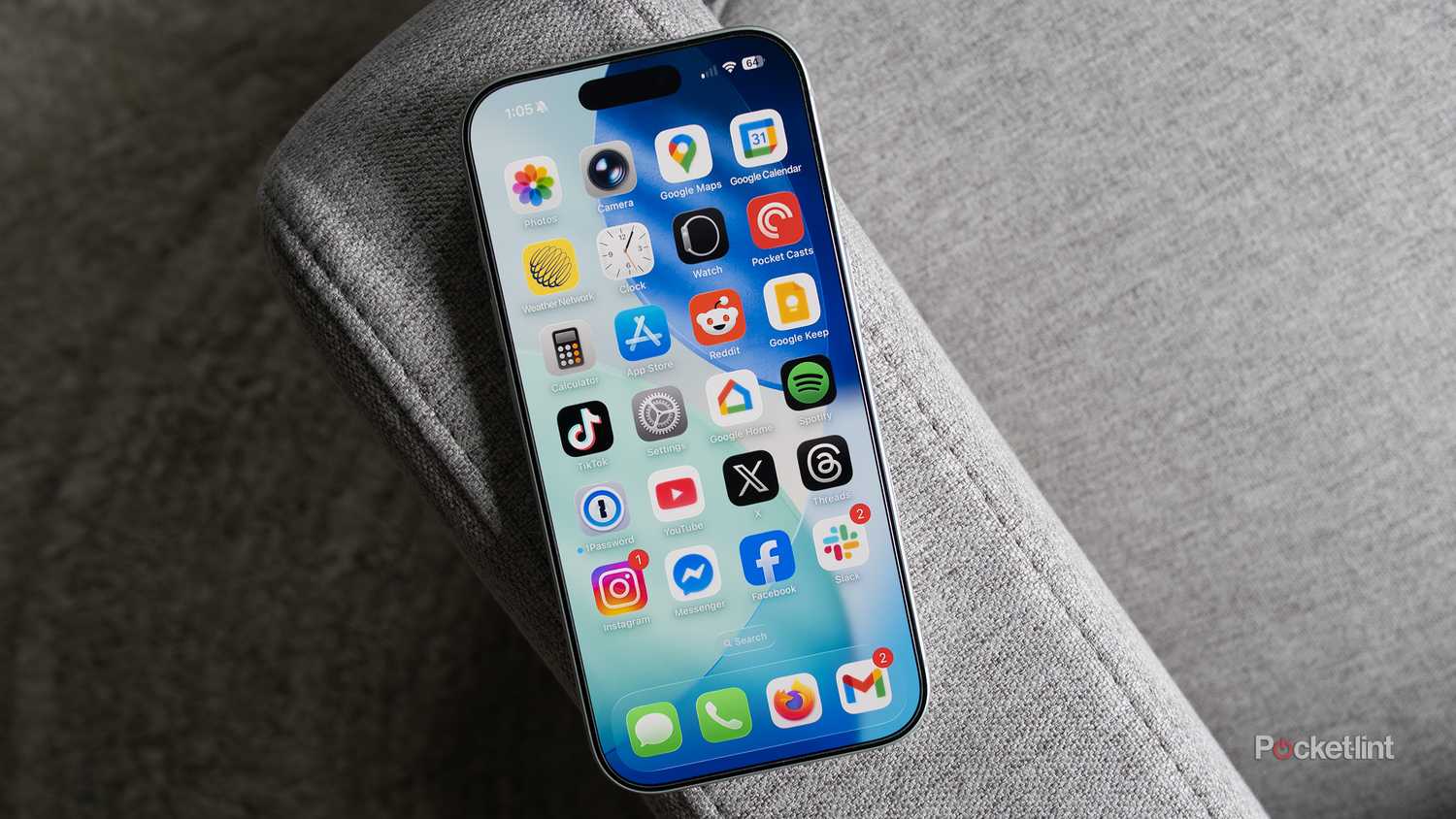 iOS 26 در iPhone 17 Pro.