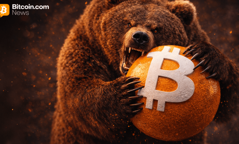 تجزیه و تحلیل Cryptoquant نشان می دهد که بیت کوین عمیق تر به قلمرو خرس می رود
