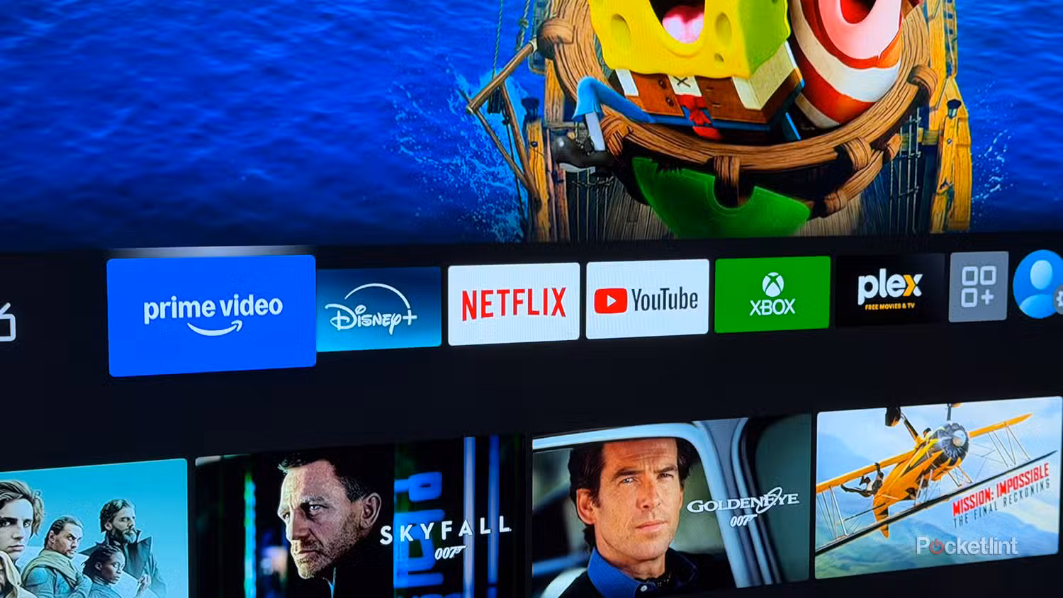 برنامه های پین شده در Fire TV.