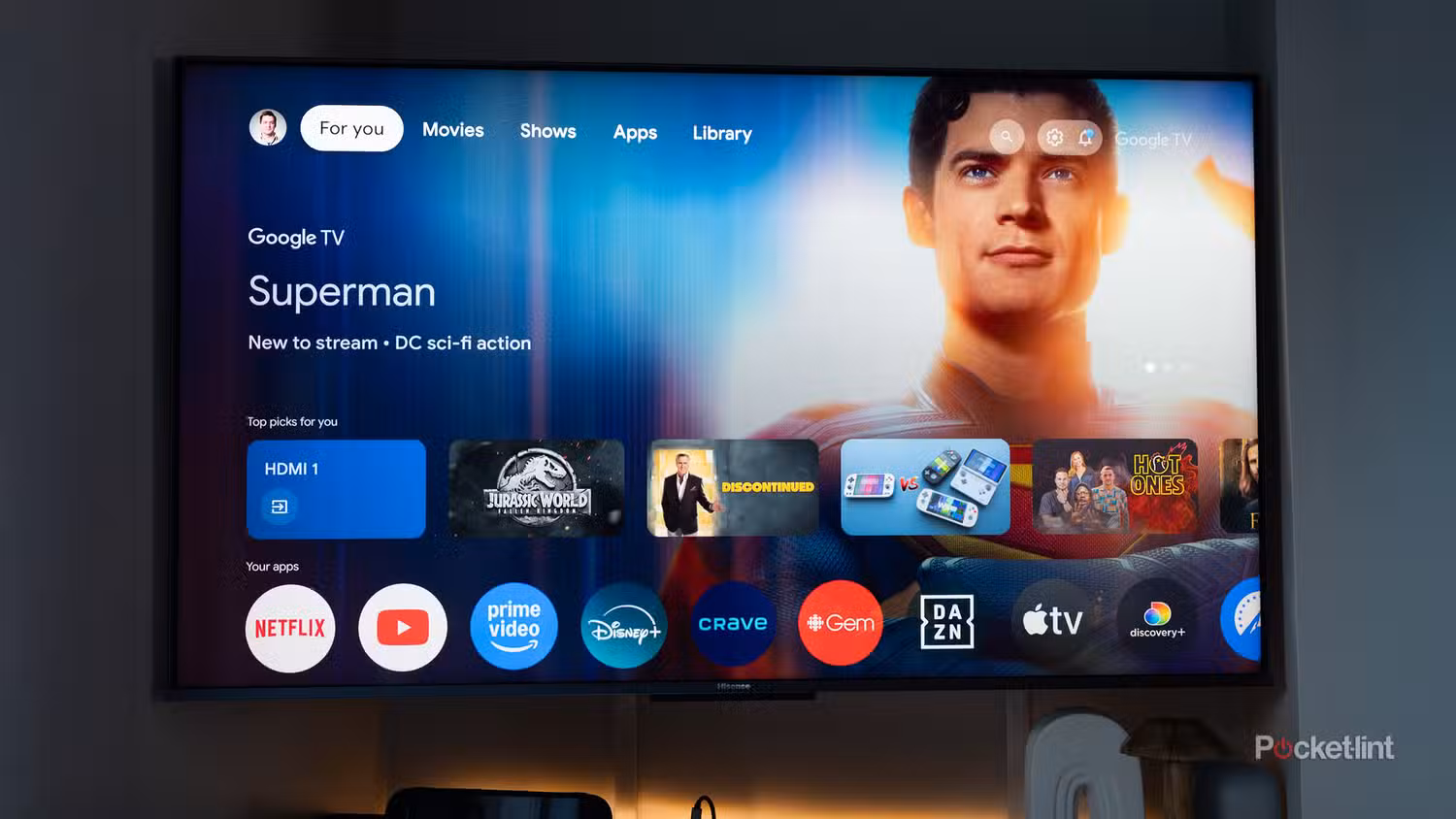 تلویزیون Hisense با Google TV.