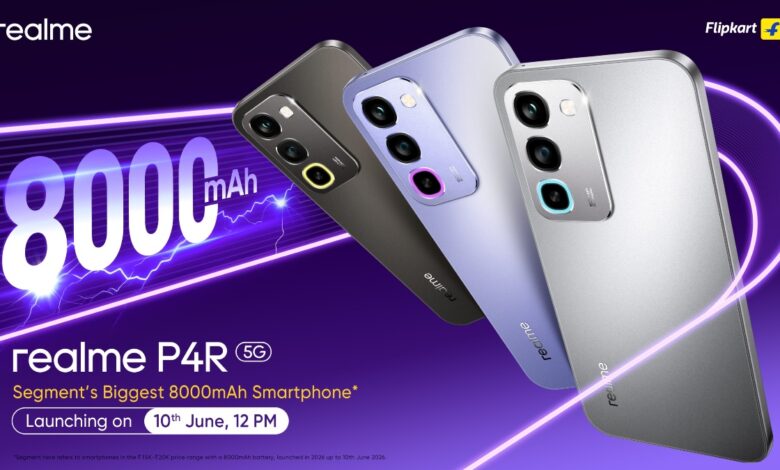 Realme P4R 5G در ساعت 12 امروز در هند راه اندازی می شود: قیمت و مشخصات مورد انتظار را بررسی کنید