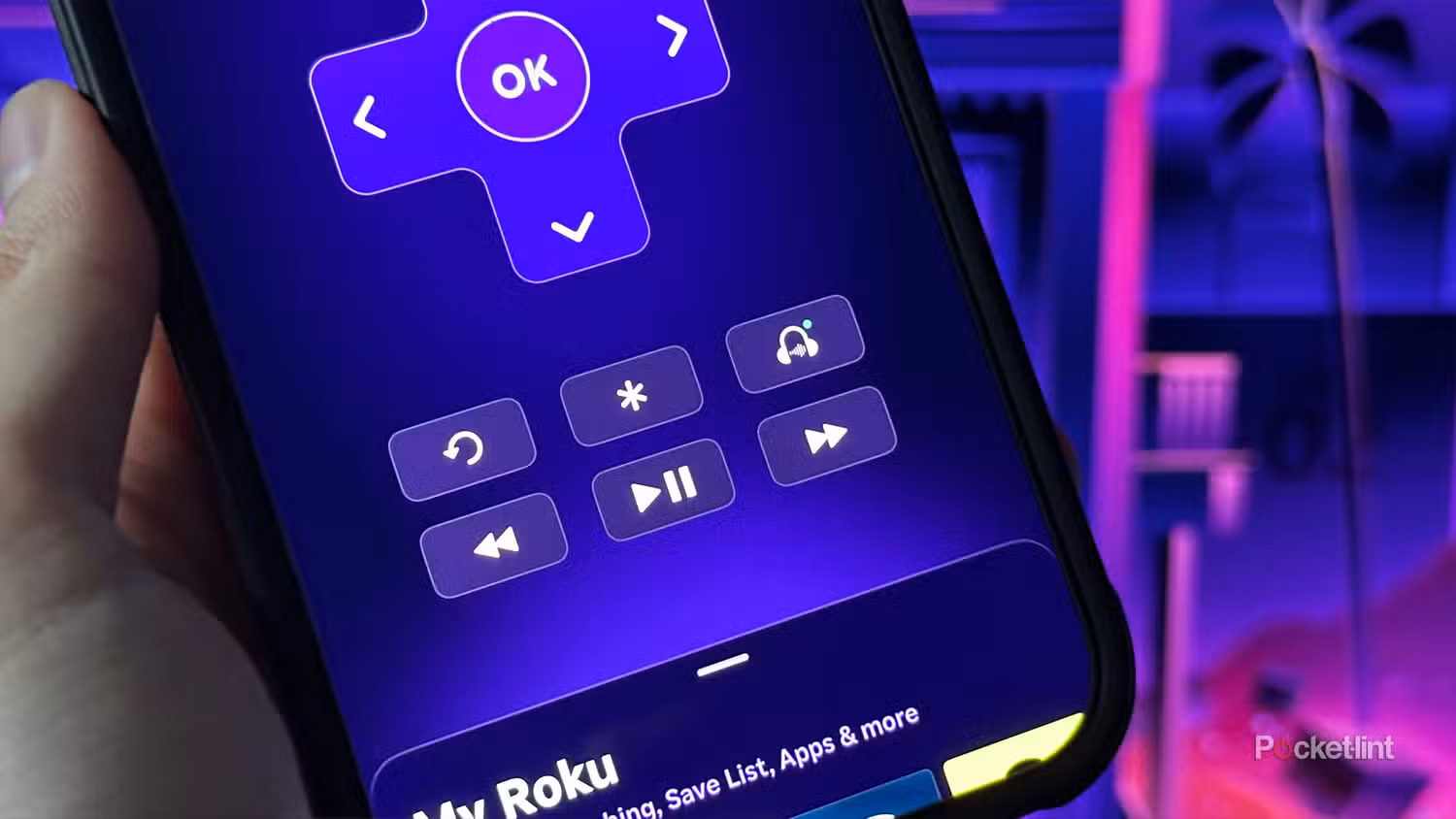 حالت هدفون Roku فعال شد.
