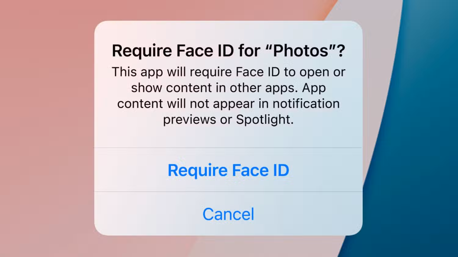 Apple iOS-18 به درخواست Face ID نیاز دارد