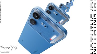 طراحی Nothing Phone (4b) آشکار شد: دوربین های دوگانه، پشت شفاف، و نوار گلیف بازگشته است