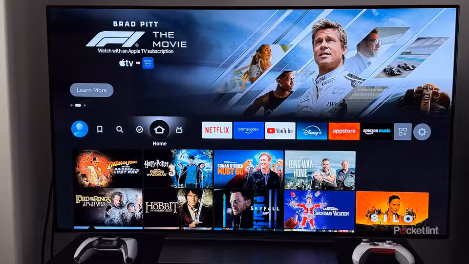 تلویزیون ال جی به Fire TV Stick 4K Select متصل است.