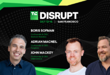 TechCrunch Disrupt 2026 Boris Sofman, Adrian, Macneil, John Mackey