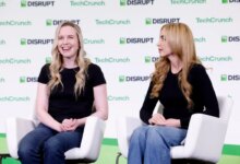 Anna Goldie, founder & CEO, Ricursive Intelligence, and Azalia Mirhoseini, founder & CTO, Ricursive Intelligence, speak onstage during TechCrunch Disrupt 2026 at Moscone Center
