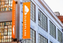 Exterior view of Cloudflare headquarters, San Francisco