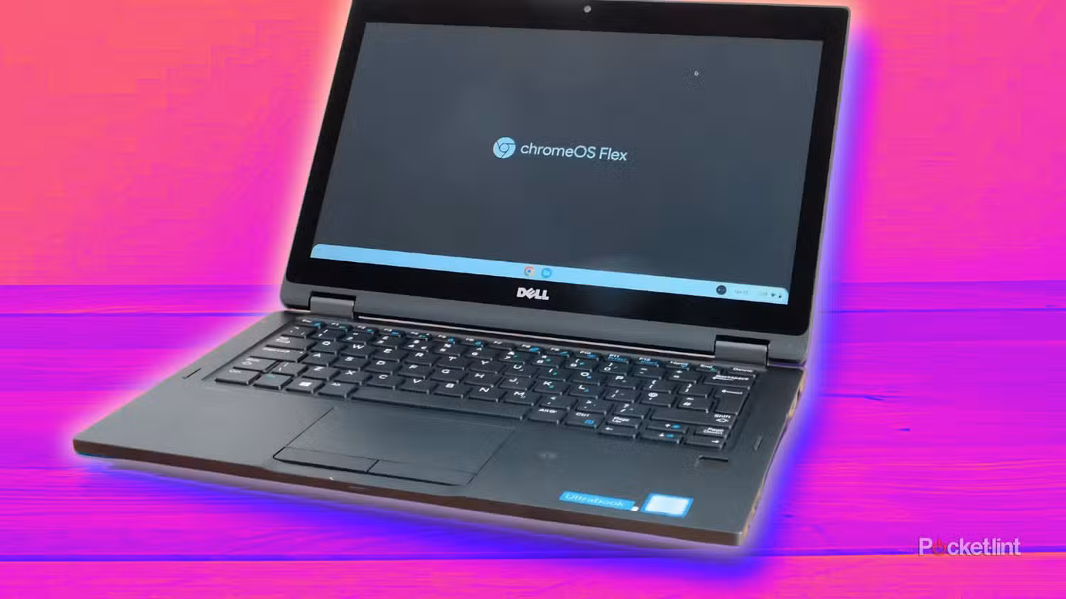 ChromeOS Flex در رایانه Dell. 