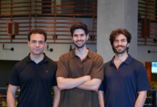 Flai co-founders Juan Alzugaray, Ari Polakof, and Alen Polakof