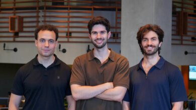 Flai co-founders Juan Alzugaray, Ari Polakof, and Alen Polakof